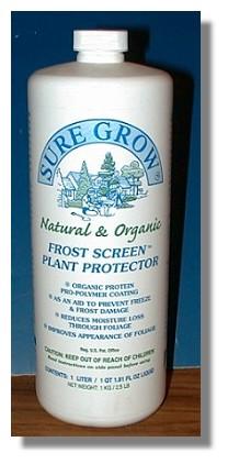 Sure Grow Frost Screen Plant Protector
