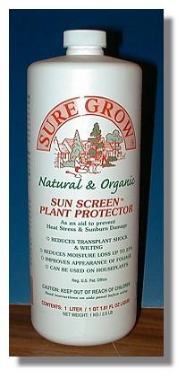 Sure Grow Sun Screen Plant Protector