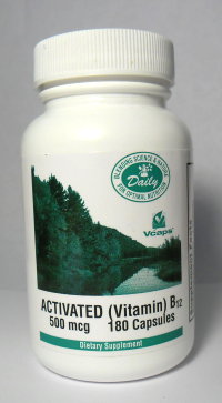 B-12 Activated 500mcg 180 Cap