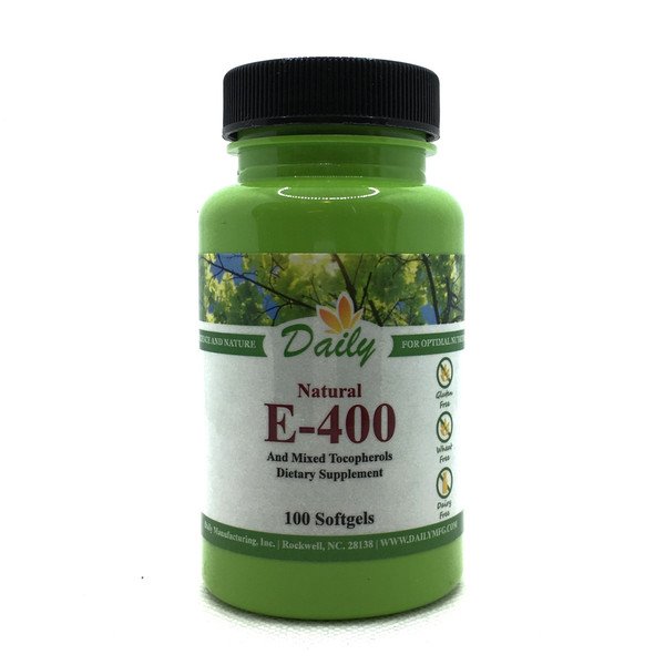 Vitamin E 400 IU 100 softgel Caps