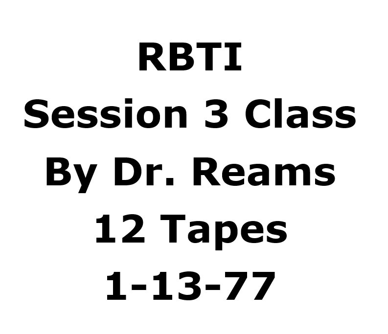 RBTI Session 3 Class