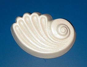 White Gold Sea Shell Bar Soap