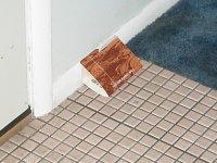 The Spider Elimination kit trap folded and properly placed. Copyright Mountian Bluebird.